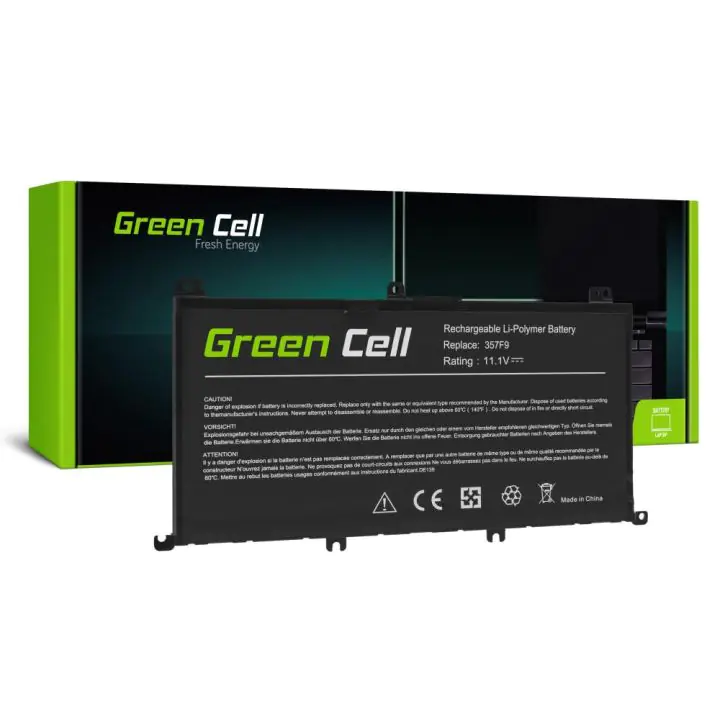Батерия за лаптоп GREEN CELL, Dell Inspiron 15 5576 5577 7557 7559 7566 7567 357F9 11.1V 4200mAh, (35939333)