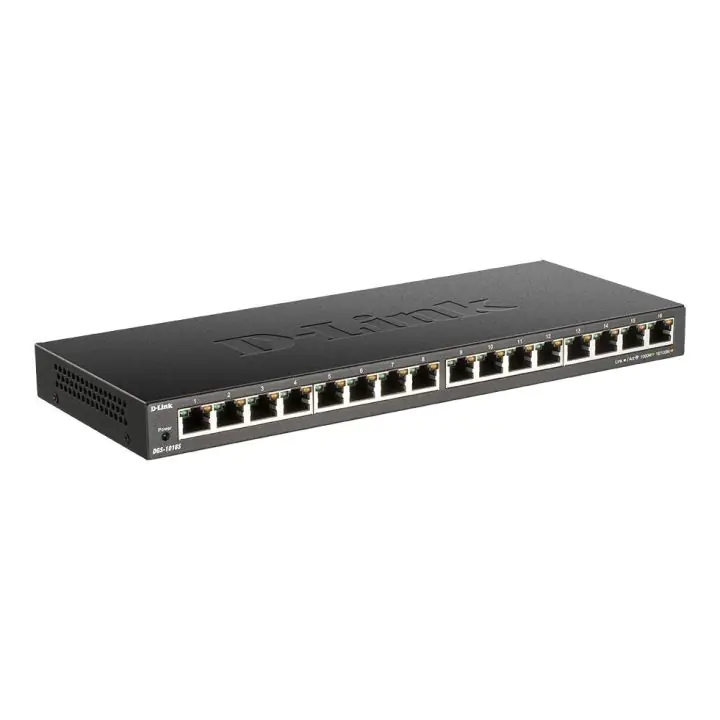 Суич D-Link DGS-1016S/E, 16 портов 10/100/1000, Desktop, (35937425)