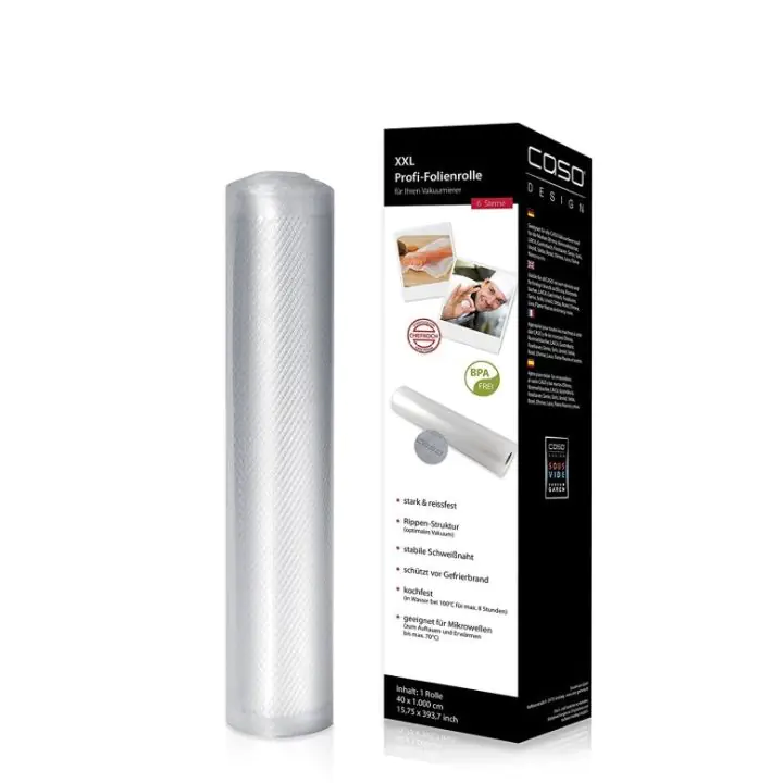 Гофрирана ролка за вакуумиране Caso 40×1000см., 1224, (11476)