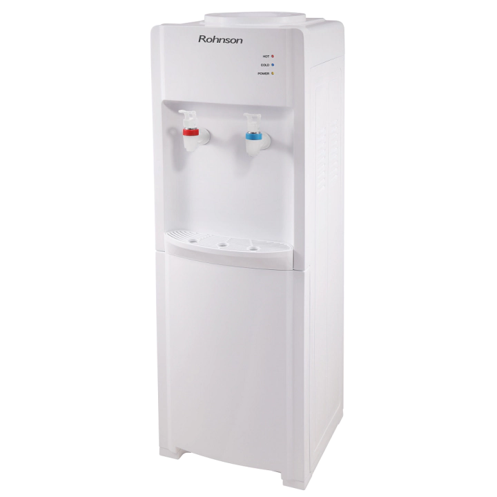 Компресорен диспенсър за вода Rohnson R-9708, 550 W/80 W, Охлаждане 2 L./h, Затопляне 5 L./h, Бял, (16720)