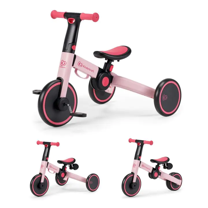 Kinderkraft триколка 3в1 4TRIKE pink, (35943825)