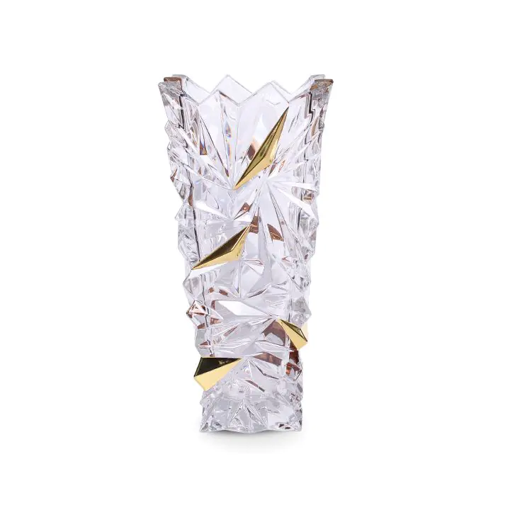 Ваза Bohemia 1845 Glacier Gold H30.5cm, (35946746)