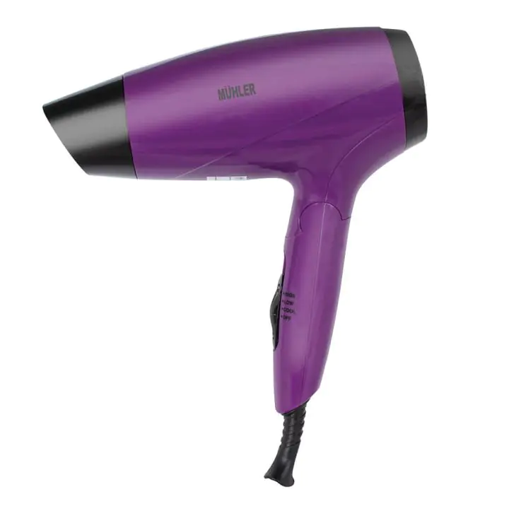Сешоар Muhler MD-1400F сгъваем, лилав, (35944246)