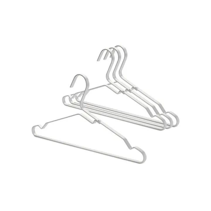 Комплект закачалки за дрехи Brabantia Silver 4 броя, алуминий, (35941526)