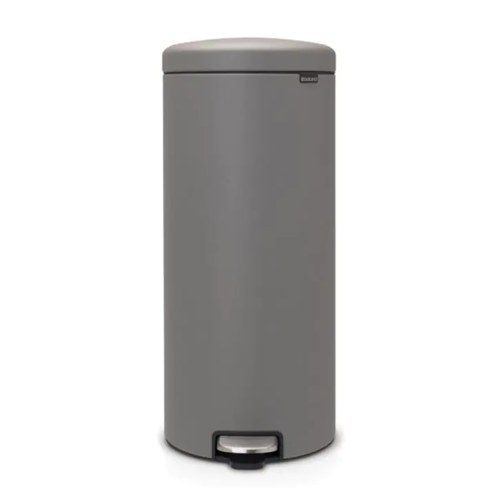 Кош за смет с педал Brabantia NewIcon 30L, Mineral Concrete Grey, (35941569)