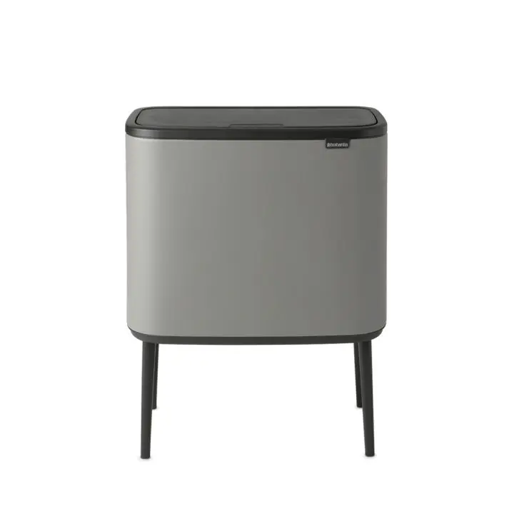Кош за смет Brabantia Bo Touch 36L, Mineral Concrete Grey, (35950030)
