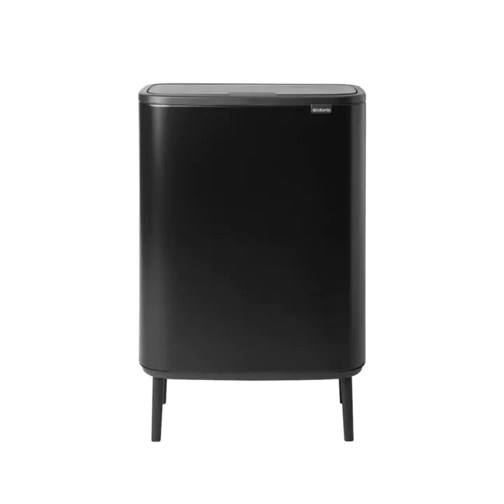 Кош за смет Brabantia Bo Touch Hi 60L, Matt Black, (35941638)
