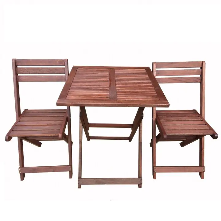 Градински комплект Kreta Muhler Meranti 3 части, дърво, (35941720)