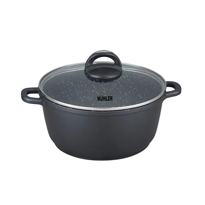 Тенджера Muhler Hanna MR-285M NEW 28x12.6cm, 6.2L, лят алуминий, (35941799)