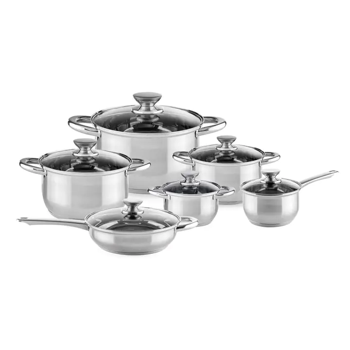 Комплект съдове за готвене Muhler MR-1242 NEW 12 части, (35943632)