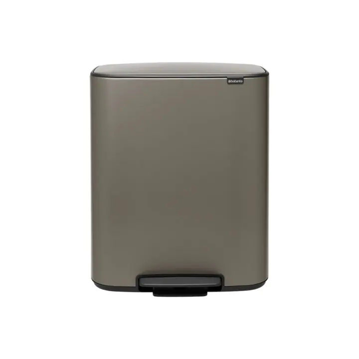 Кош за смет Brabantia Bo Pedal 60L, Platinum, (35941846)