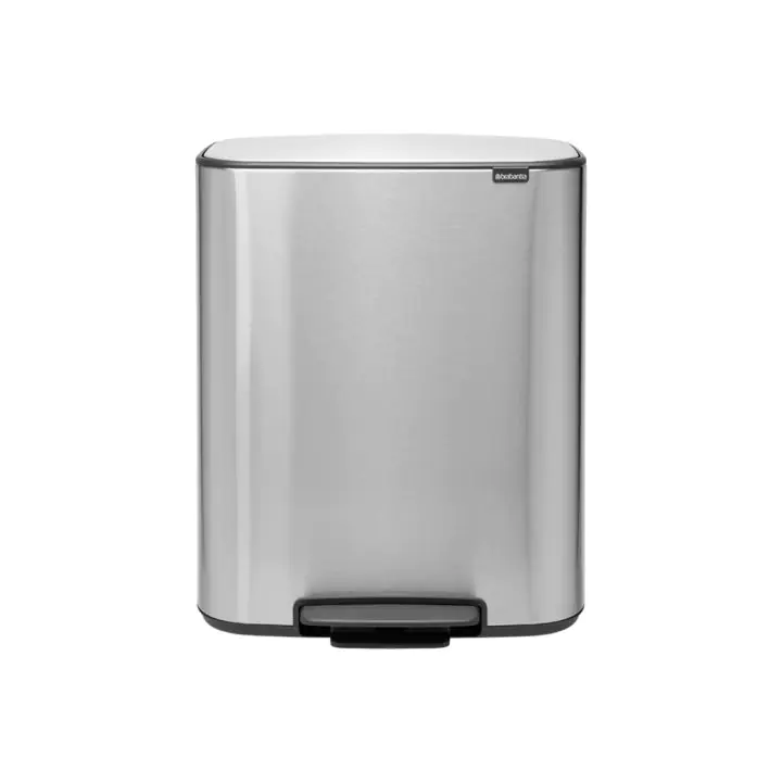 Кош за смет Brabantia Bo Pedal 60L, Matt Steel Fingerprint Proof, (35941847)