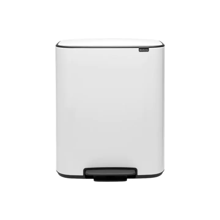 Кош за смет Brabantia Bo Pedal 2x30L, White, (35949747)