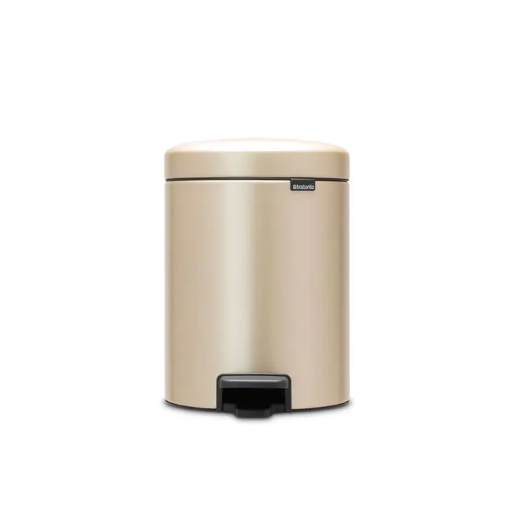 Кош за смет с педал Brabantia NewIcon 5L, Metallic Gold, (35941850)
