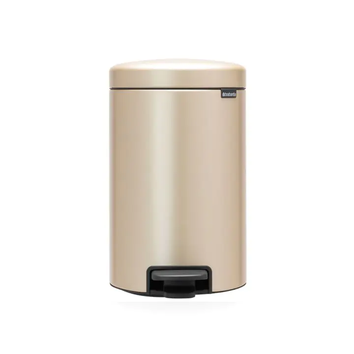 Кош за смет с педал Brabantia NewIcon 12L, Metallic Gold, (35941852)