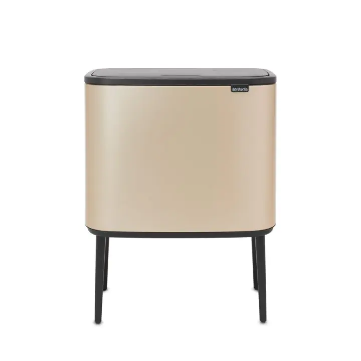 Кош за смет Brabantia Bo Touch 3x11L, Metallic Gold, (35941857)