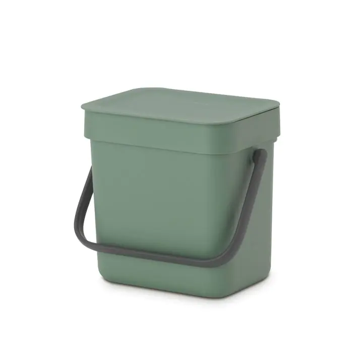 Кош за смет за разделно събиране Brabantia Sort&Go 3L, Fir Green, (35941859)