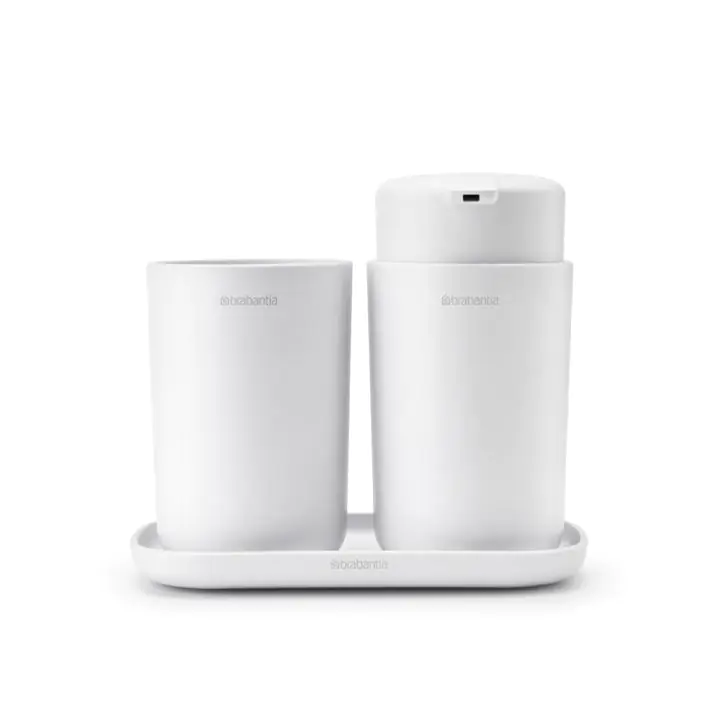 Комплект аксесоари за баня Brabantia ReNew White 3 части, (35941988)