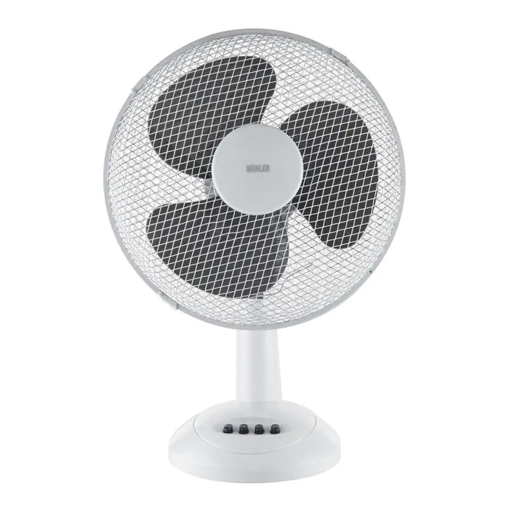 Вентилатор настолен 12'' Muhler FM-12, 30W, 3 перки, (35942037)