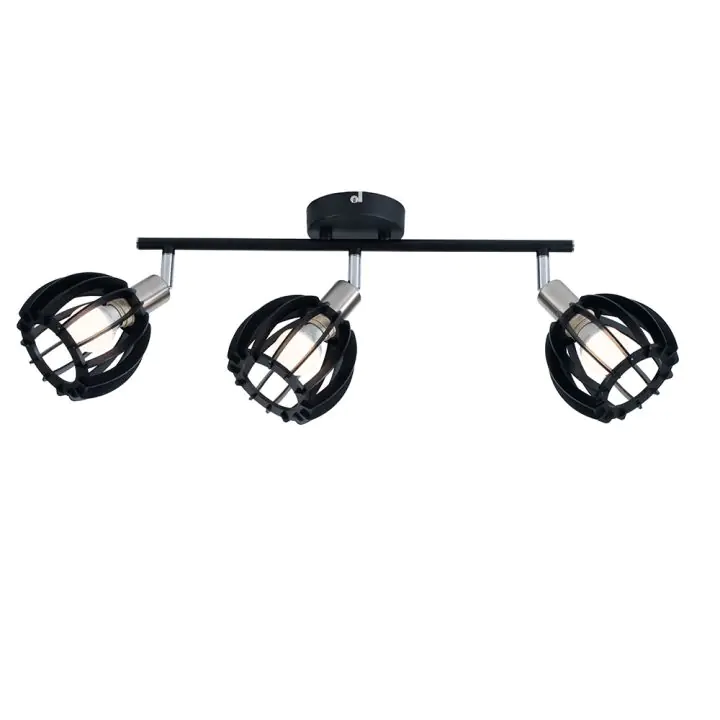 Спот 3-ка Black Pine, E14, 3 max 40W, (35942048)