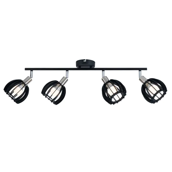 Спот 4-ка Black Pine, E14, 4 max 40W, (35942049)