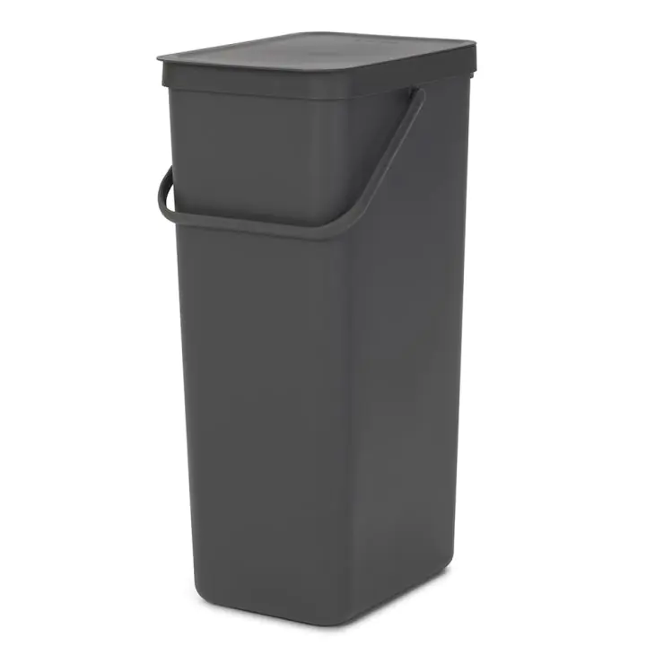 Кош за смет за разделно събиране Brabantia Sort&Go 40L, Dark Grey, (35944283)