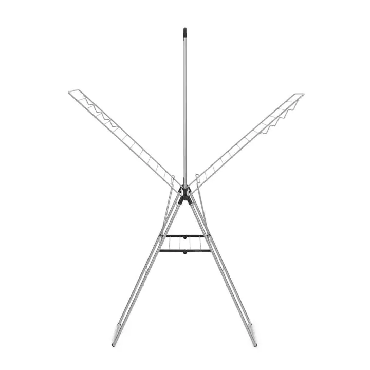 Сушилник за дрехи Brabantia Hangon 25m с допълнителен прът, Metallic Grey, (35944132)