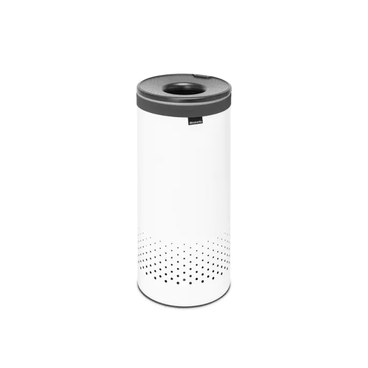Кош за пране Brabantia 35L, White, пластмасов капак, (35942097)