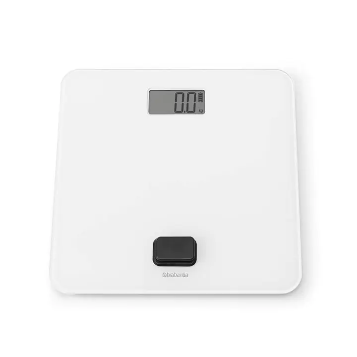 Дигитална везна за баня Brabantia ReNew White, работа без батерии, (35944285)