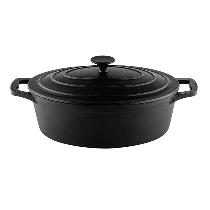 Съд за печене с капак Muhler Tika MR-4133CI 41x25x11cm, 5.1L, чугун, (35942235)