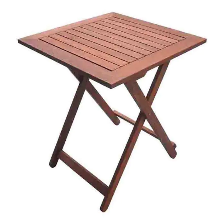 Маса сгъваема Muhler Meranti 50х50хH68cm, дърво, (35942360)