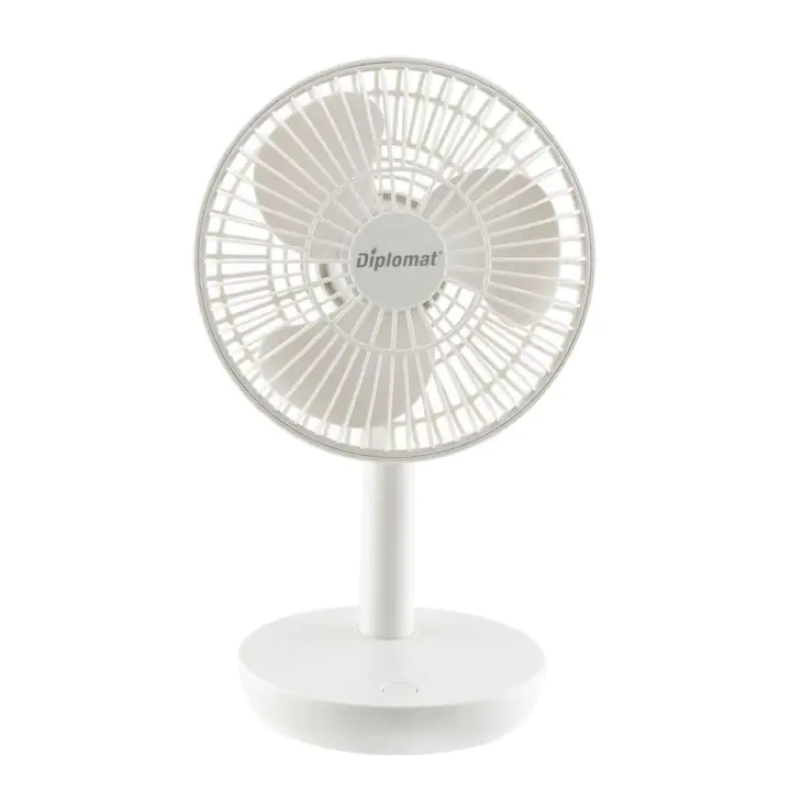 Вентилатор настолен 6,3''Diplomat DFX-363USB, акумулаторен, USB, (35942397)
