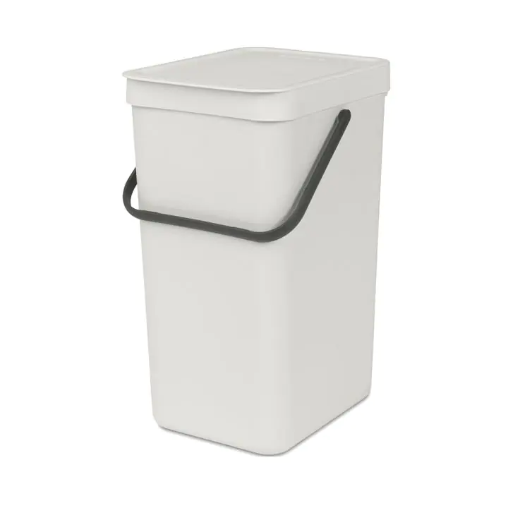 Кош за смет за разделно събиране Brabantia Sort&Go 16L, Light Grey, (35942420)