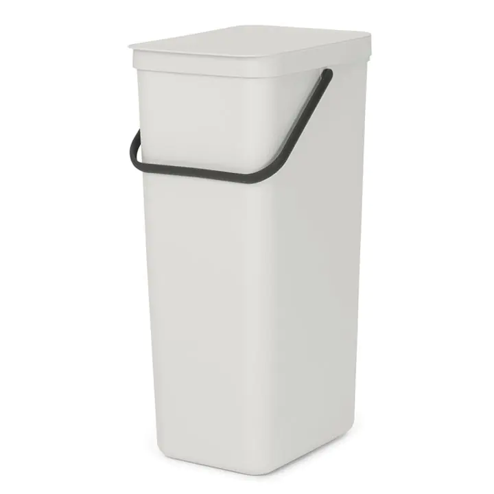 Кош за смет за разделно събиране Brabantia Sort&Go 40L, Light Grey, (35942439)