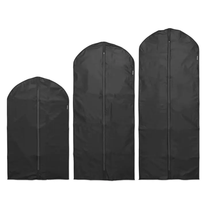 Комплект калъфи за дрехи Brabantia, размер M/L/XL, 60x100/135/150cm, Black 3 броя, (35942507)