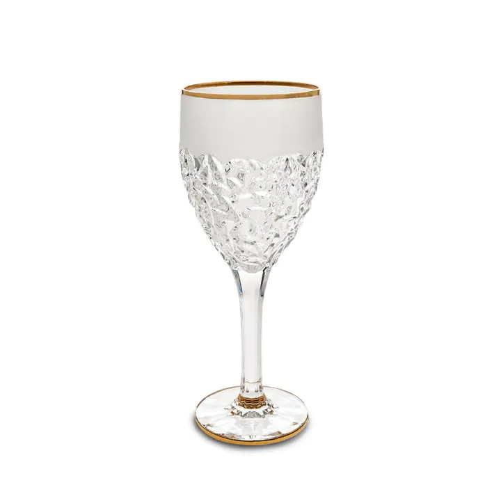Чаша за вино Bohemia 1845 Nicolette Gold Matt 270ml, 6 броя, (35942550)
