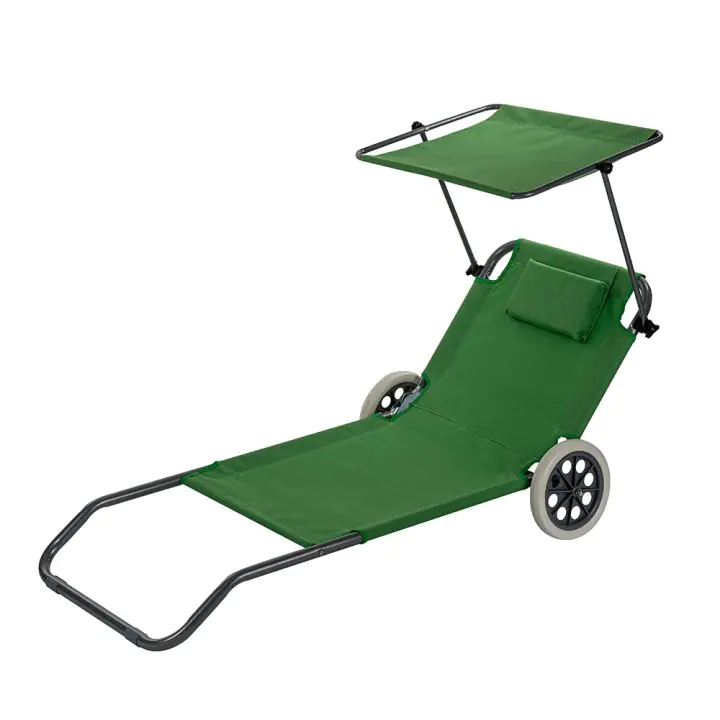 Сгъваем шезлонг с колела Muhler - 4 бр в кашон, (35942608)