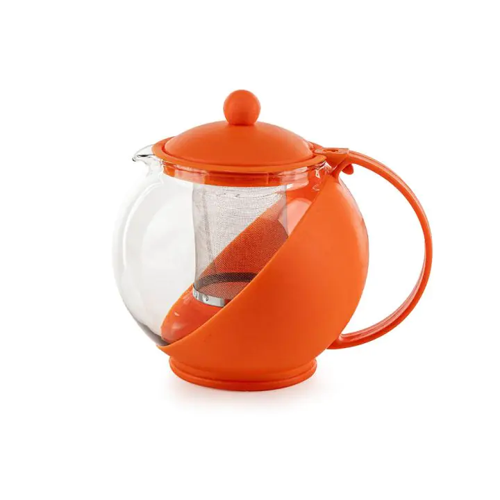 Кана с цедка Muhler MR-8126ОJS 1.25L, оранжева, (35942652)