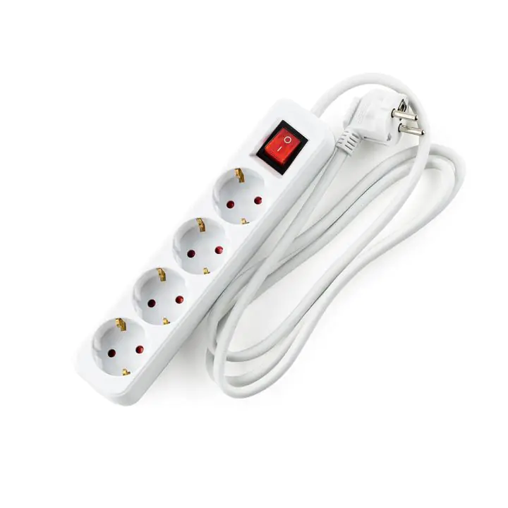 Разклонител Muhler с ключ, 4G, 1.5mm2, 1.5m дължина, (35942659)