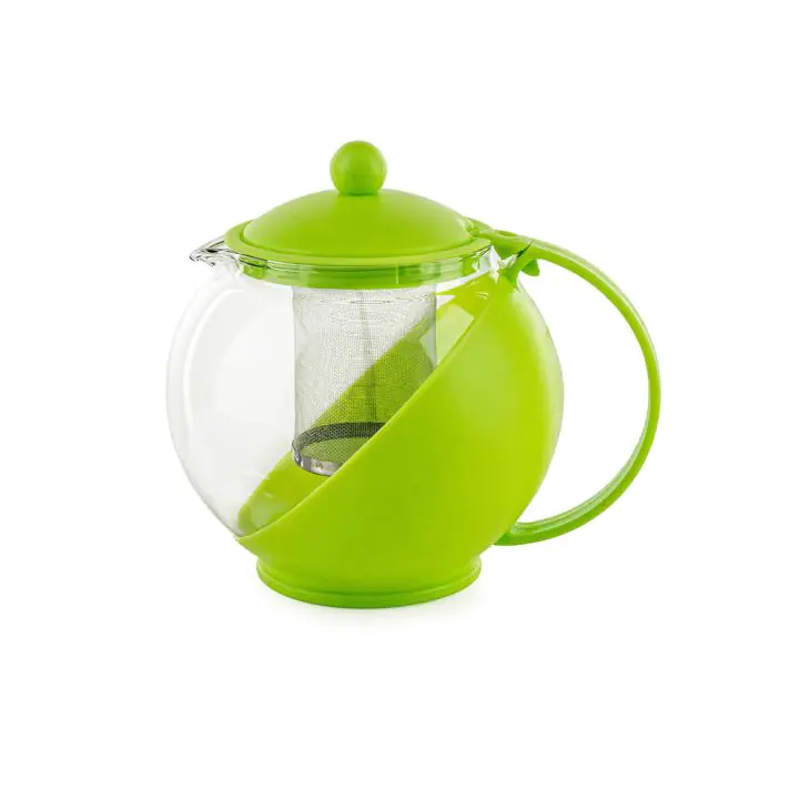 Кана с цедка Muhler MR-8126GJS 1.25L, зелена, (35942673)