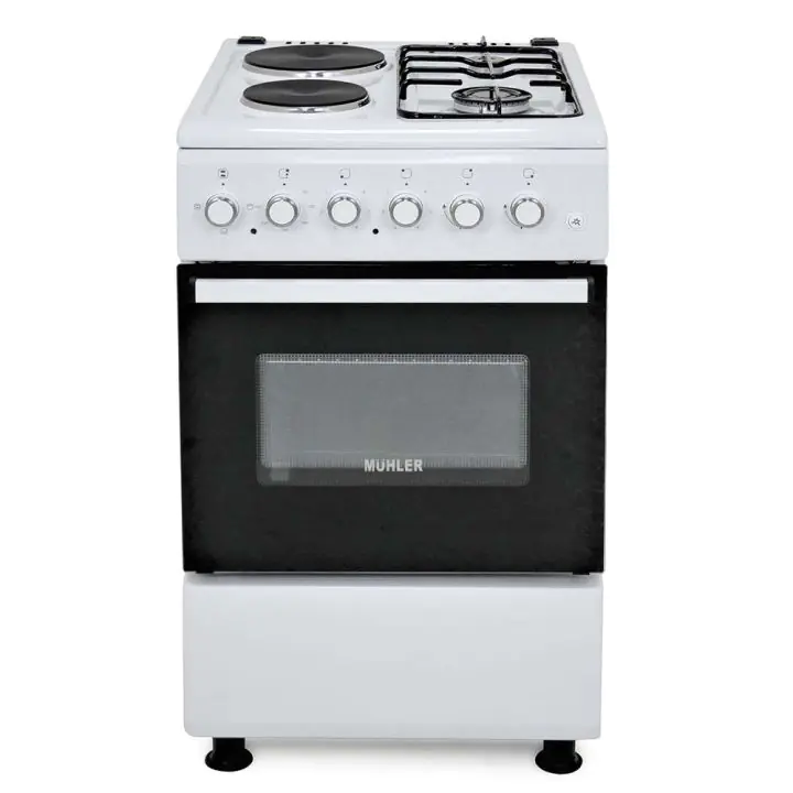 Голяма готварска печка Muhler ELC-500G, 2Г+2Е, (35945092)