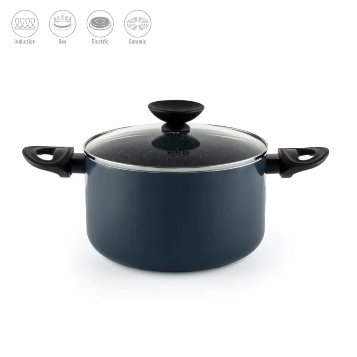 Тенджера дълбока Muhler Nia MR-2245D 22x13cm, 4.5L., (35942695)