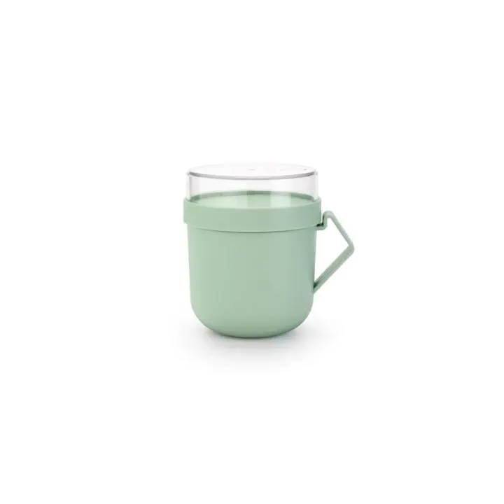 Чаша с капак Brabantia Make&Take 600ml, Jade Green, (35942730)