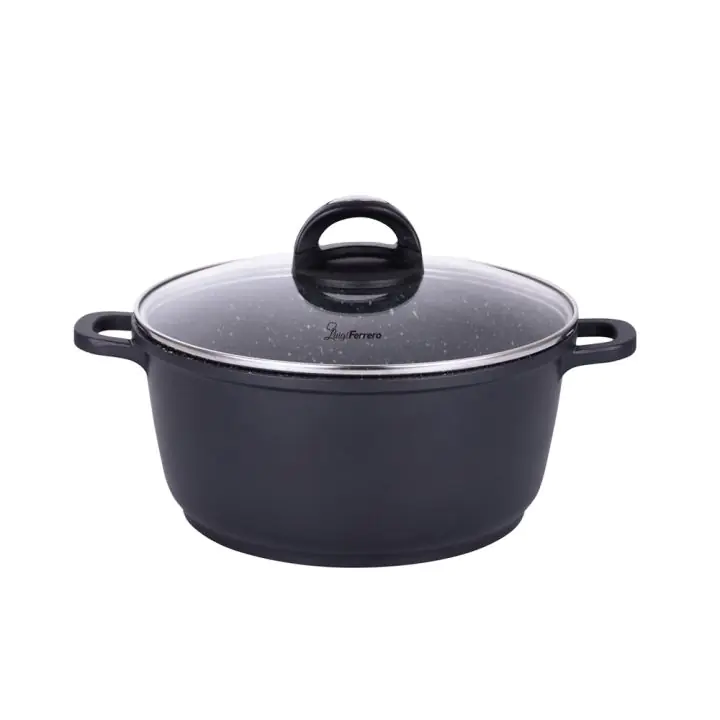 Тенджера Luigi Ferrero Hanna FR-205M 20x8.5cm, 2.3L, лят алуминий, (35942870)