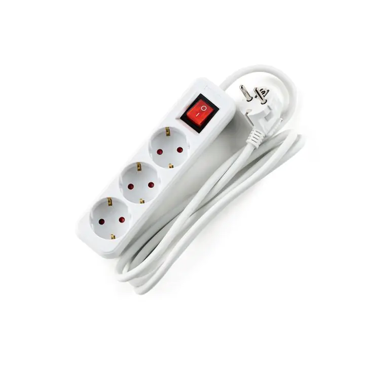 Разклонител Muhler с ключ, 3G, 1.5mm2, 3.0m дължина, (35943004)