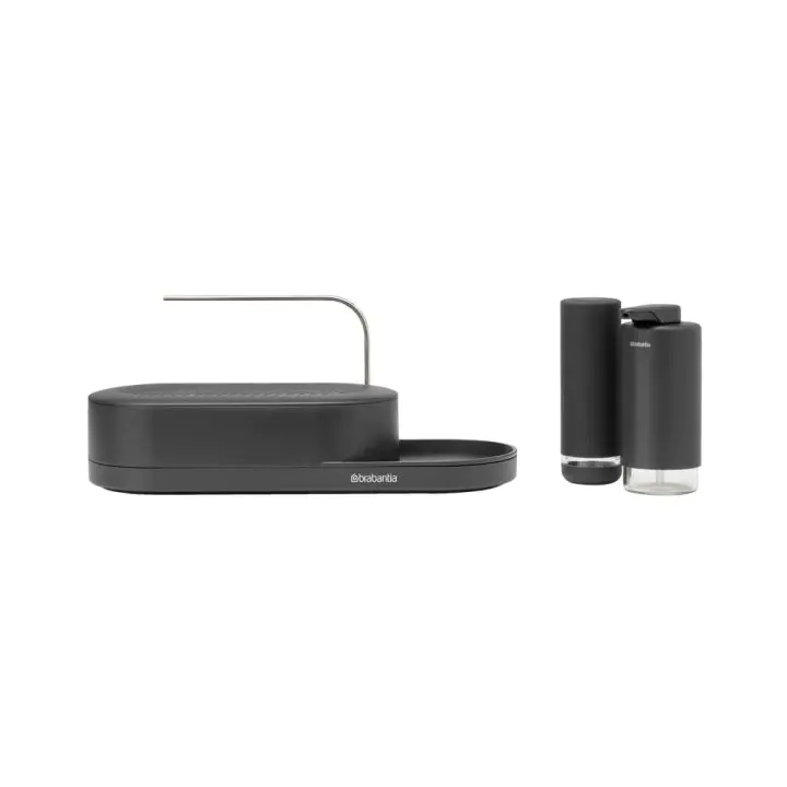 Комплект за мивка Brabantia SinkStyle Mineral Infinite Grey 3 части, (35943084)