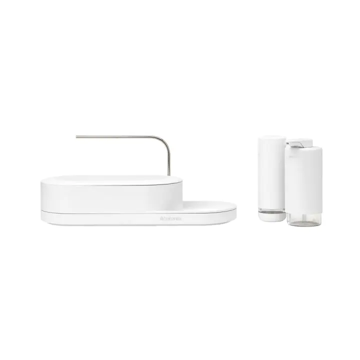 Комплект за мивка Brabantia SinkStyle Mineral Fresh White 3 части, (35943085)