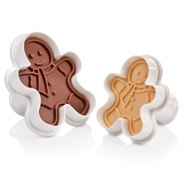 Комплект форми за сладки Tescoma Delicia 2 броя, коледно човече, (35943100)