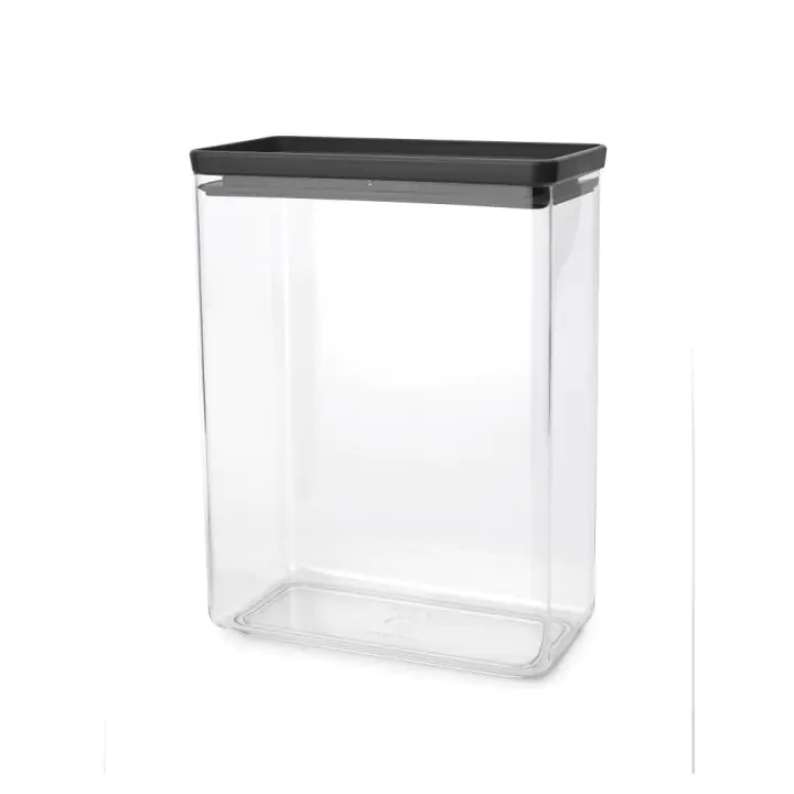 Кутия за съхранение на продукти Brabantia Tasty+ Stackable 5.4L, Dark Grey, (35943339)