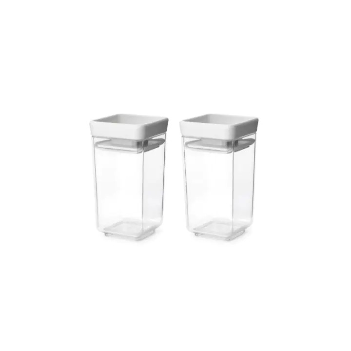 Бурканчета за съхранение на подправки комплект Brabantia Tasty+ Stackable 2x0.15L Light Grey, (35943344)